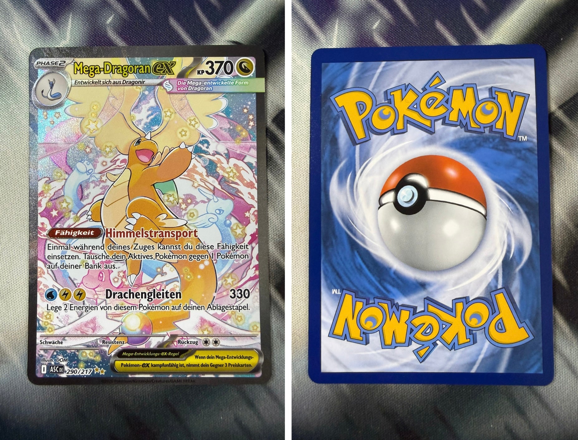 Mega Dragonite ex (ASC 290) Versión Alemana