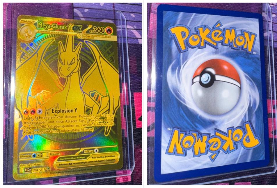 Mega Charizard Y ex (ASC 294) German Version Versión Alemana